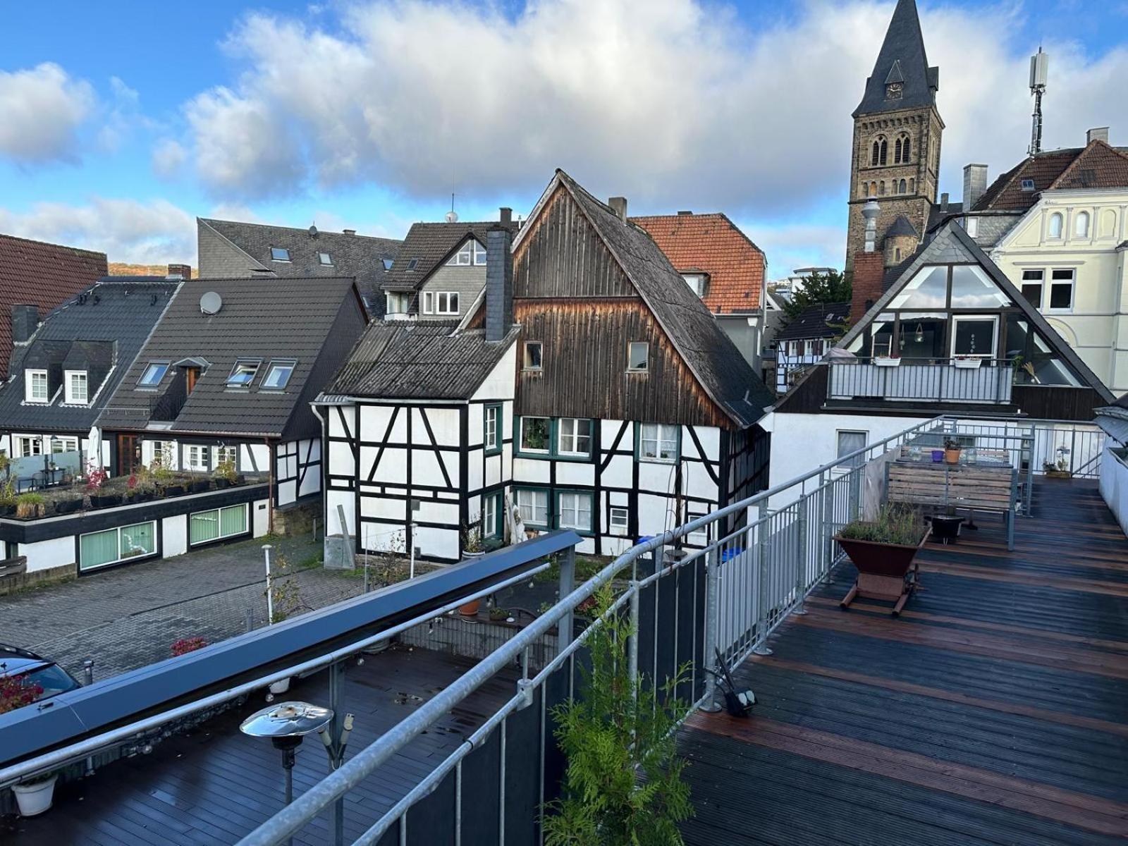 Mola Apartments-Charmante Ferienwohnung Im Herdecke Zentrum Fuer 3 Personen-Grosse Dachterrasse-Grill-Gratis Parken-Wlan Exterior foto